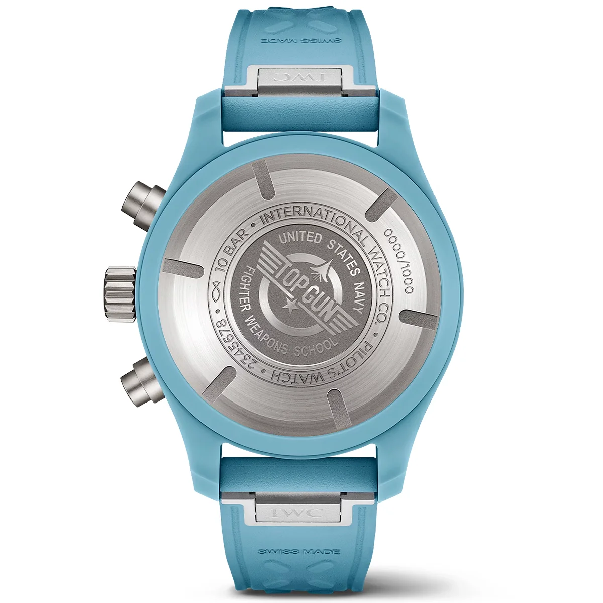 Pilot's TOP GUN Miramar 41mm Light Blue Ceramic Limited Edition Watch - Image 3
