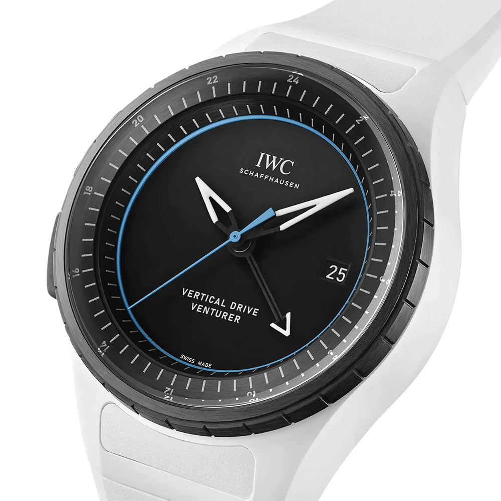 Pilot's Venturer Vertical Drive 44.4mm Ceramic Rubber Strap Watch - Image 2