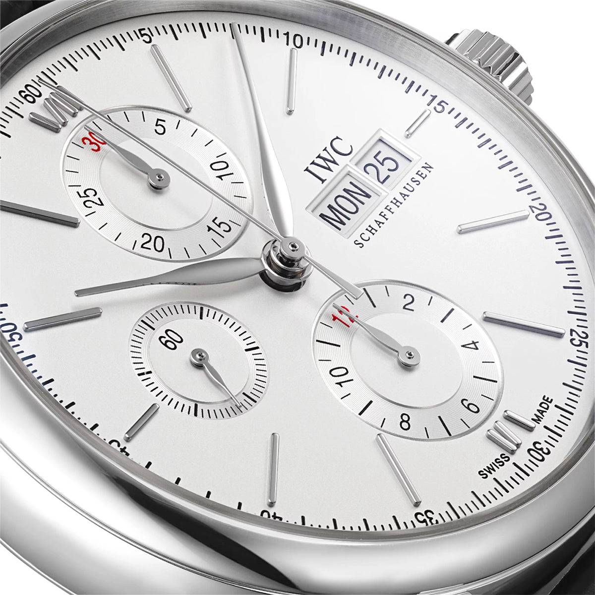 Portofino 42mm Silver Dial Men's Chronograph Watch - Image 3