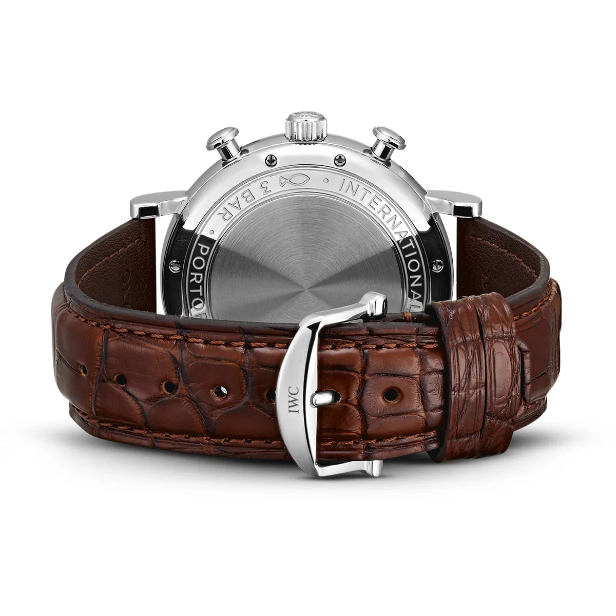 Portofino 42mm Silver Dial Men's Chronograph Watch - Image 4