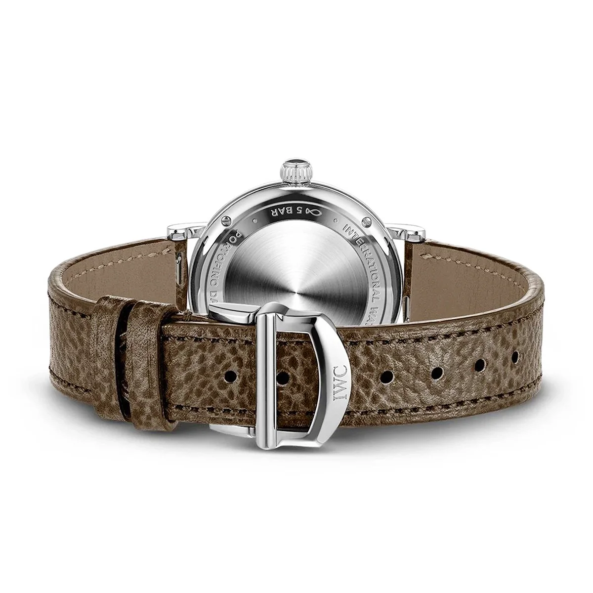 Portofino Day & Night 34mm Silver Diamond Dial Ladies Watch - Image 3