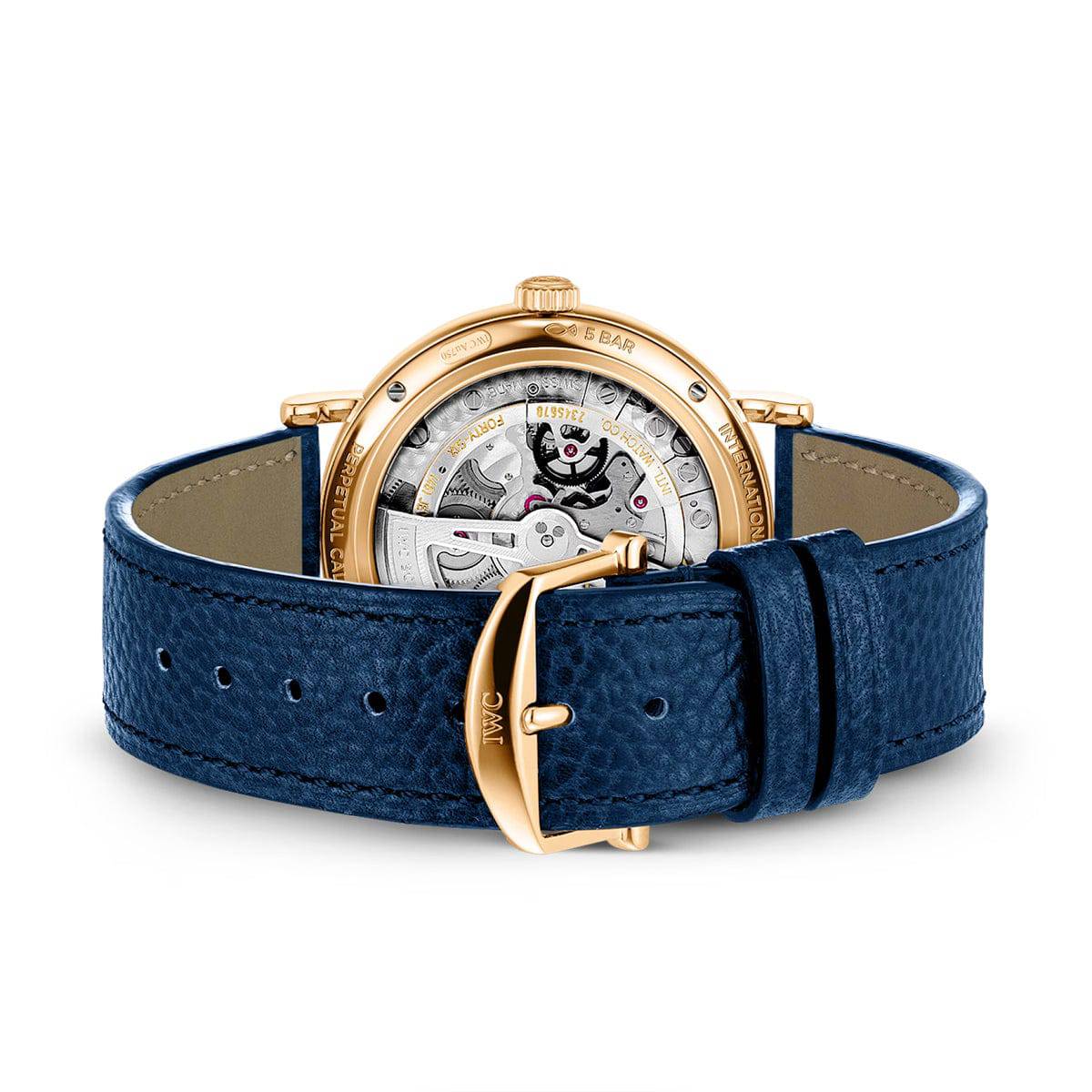 Portofino Perpetual Calendar 40mm 18ct Rose Gold Strap Watch - Image 3