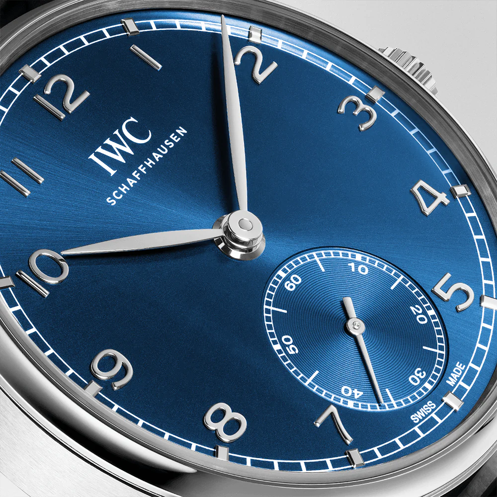 Portugieser 40mm Blue Sunray Dial Men's Automatic Strap Watch - Image 4