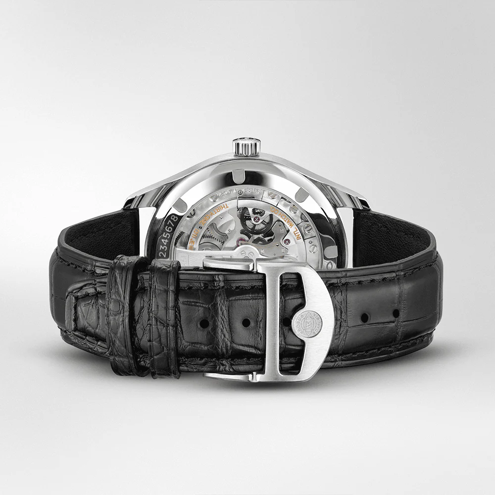 Portugieser 40mm Blue Sunray Dial Men's Automatic Strap Watch - Image 5
