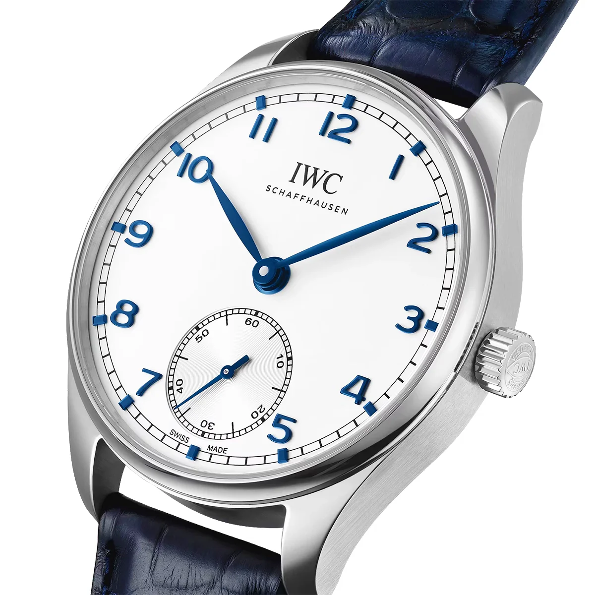 Portugieser 40mm Silver/Blue Dial Men's Automatic Strap Watch - Image 2