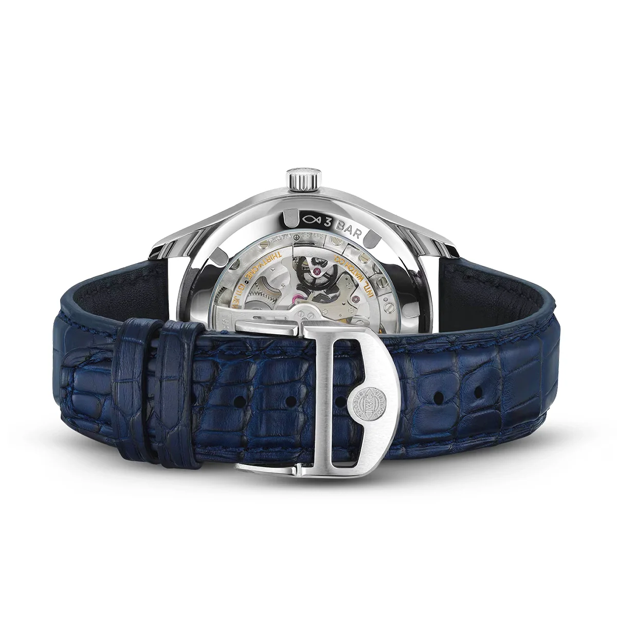 Portugieser 40mm Silver/Blue Dial Men's Automatic Strap Watch - Image 5