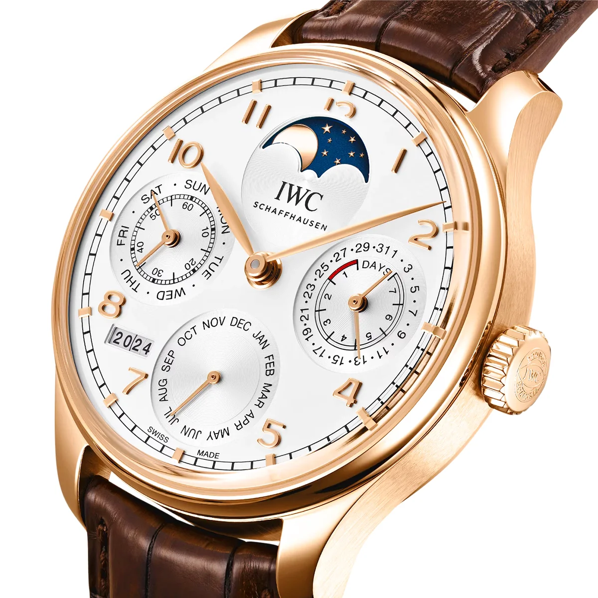 Portugieser Perpetual Calendar 44mm 18ct Red Gold Watch - Image 2