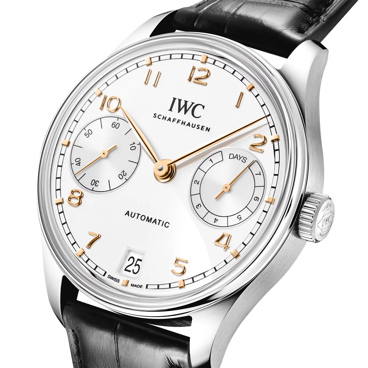 Portugieser 'Silver Moon' 42mm Automatic Strap Watch - Image 2