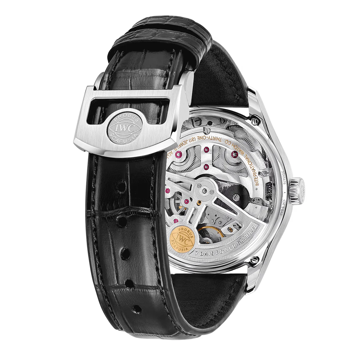 Portugieser 'Silver Moon' 42mm Automatic Strap Watch - Image 3