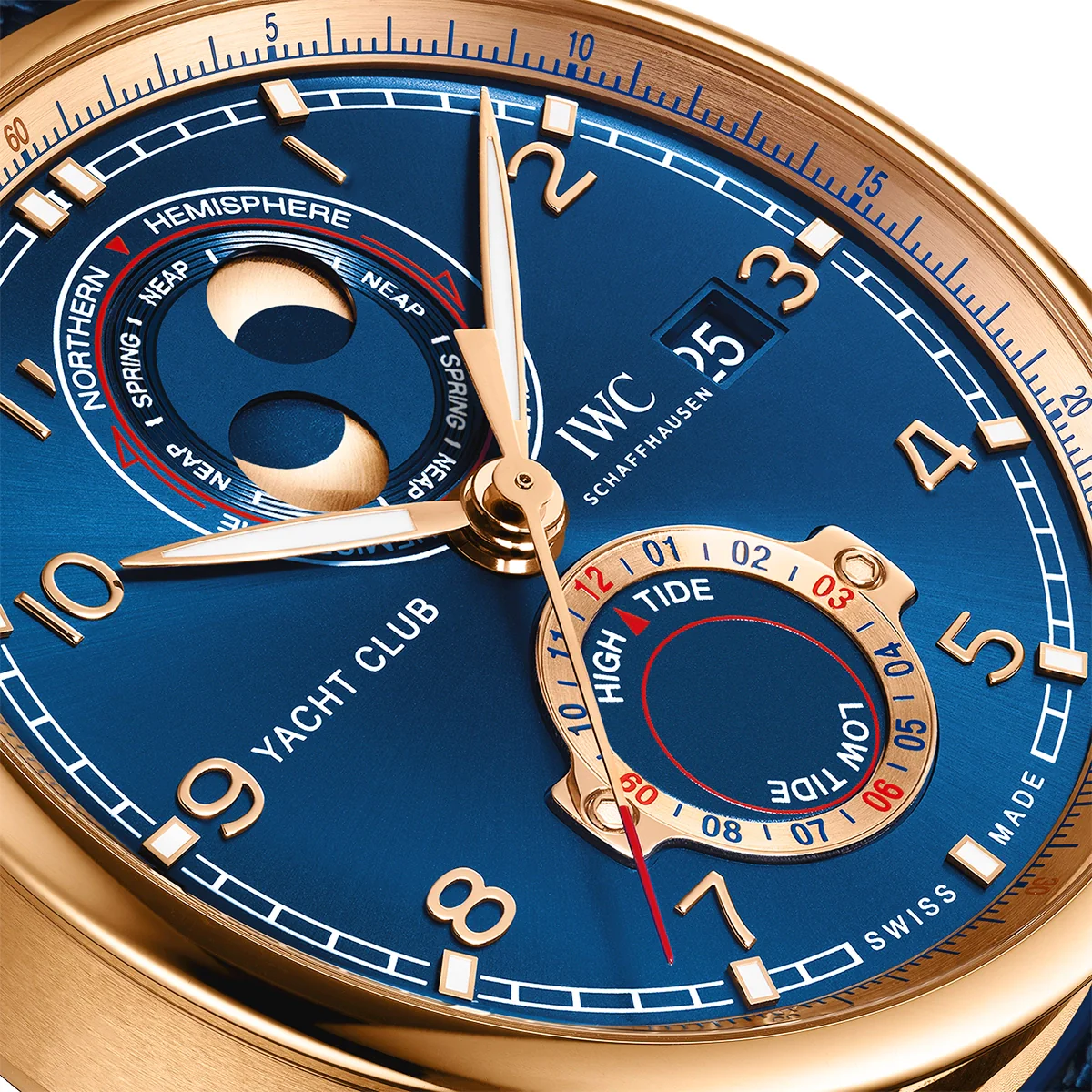 Portugieser Yacht Club Moon & Tide 44.6mm Blue Dial Watch - Image 3