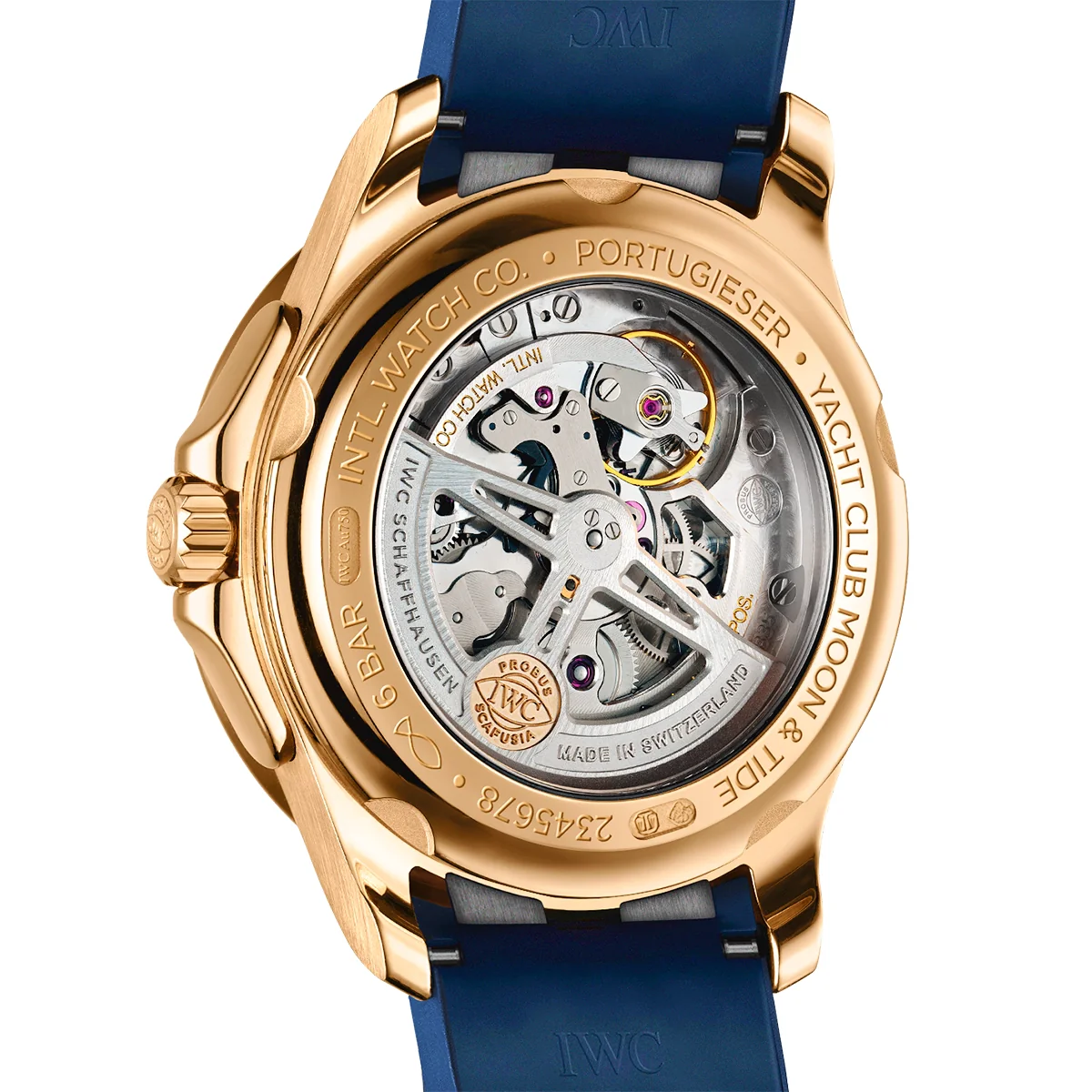 Portugieser Yacht Club Moon & Tide 44.6mm Blue Dial Watch - Image 5