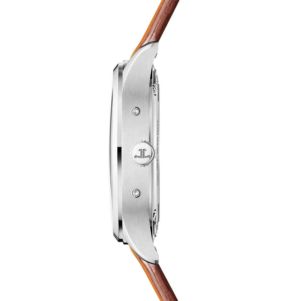 Master Control Calendar Silver Dial 40mm Automatic Leather Strap Watch - Image 4