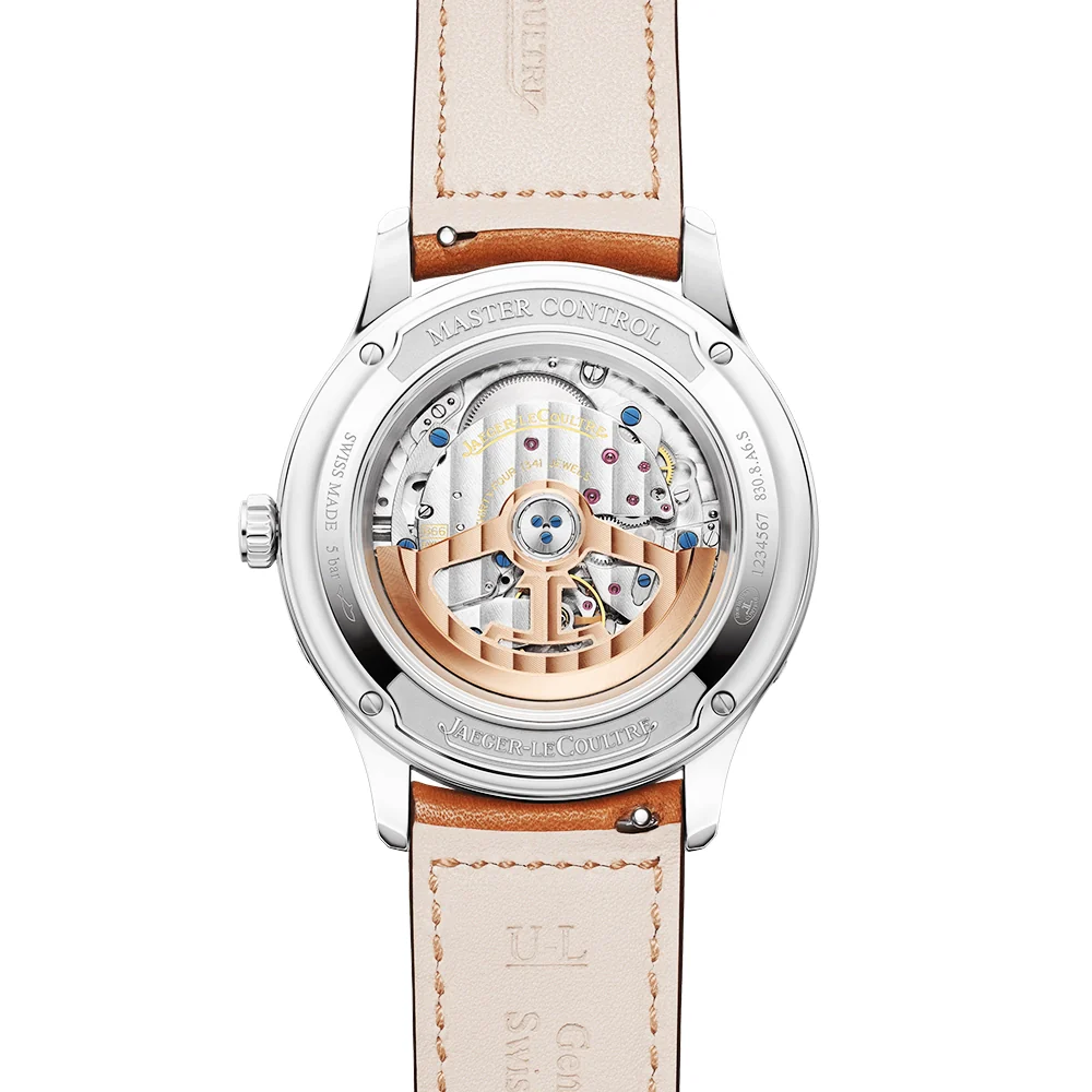 Master Control Calendar Silver Dial 40mm Automatic Leather Strap Watch - Image 5