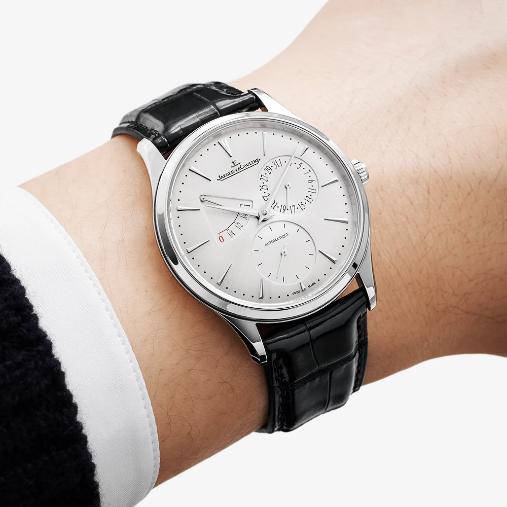 Master Ultra Thin 39mm Power Reserve Silver Dial Automatic Watch - Image 2