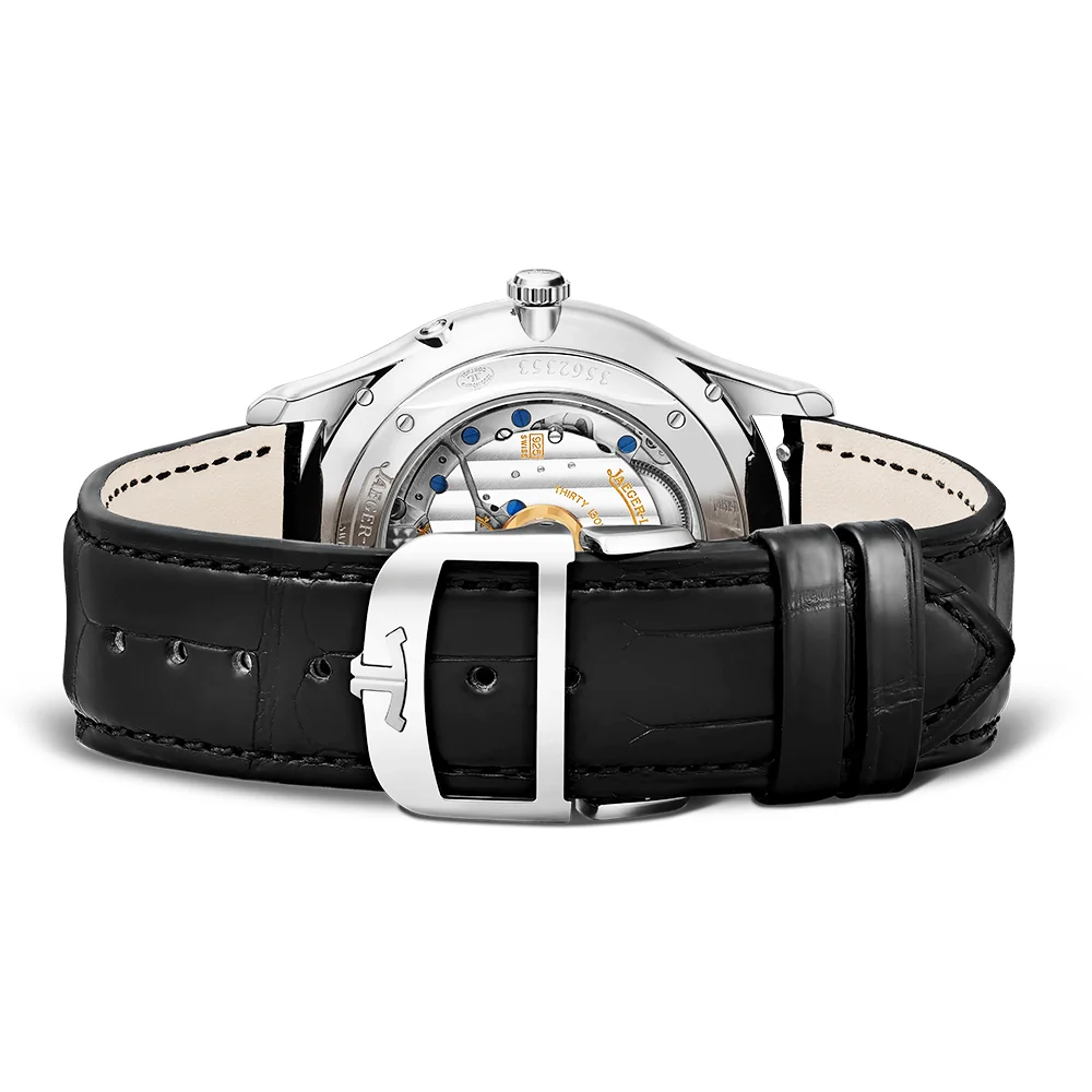 Master Ultra Thin Moon Steel Blue Dial Automatic Men's Strap Watch - Image 4