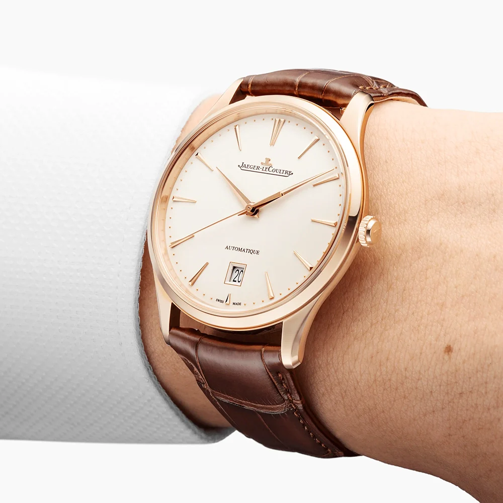 Master Ultra Thin Date 39mm 18ct Pink Gold Automatic Watch - Image 2