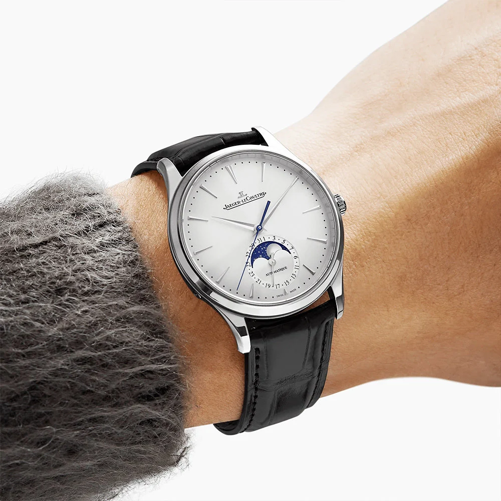 Master Ultra Thin Moon 39mm Silver Dial Automatic Watch - Image 2