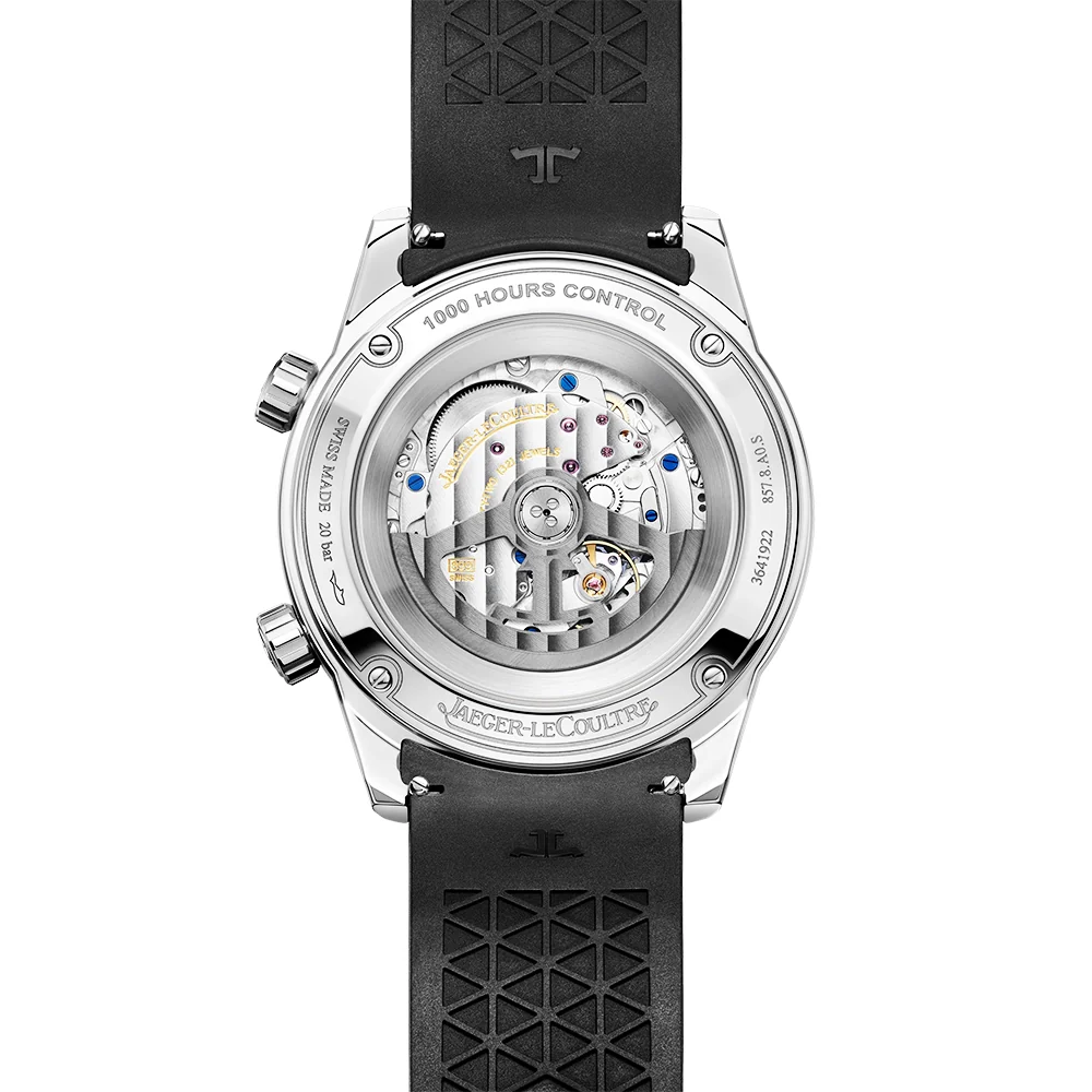 Polaris Date 42mm Black Dial Mens Rubber Strap Watch - Image 4