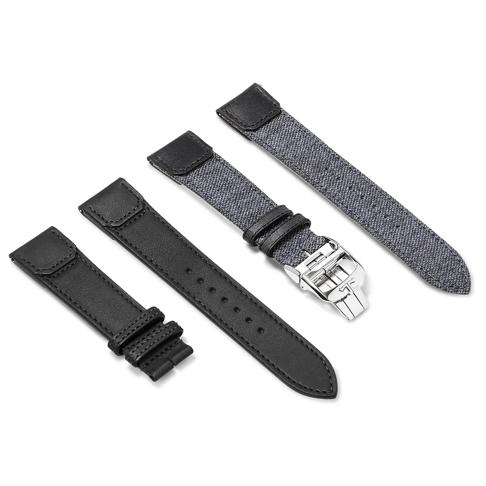 Reverso Tribute Duoface Small Seconds Black Dial Strap Watch - Image 10
