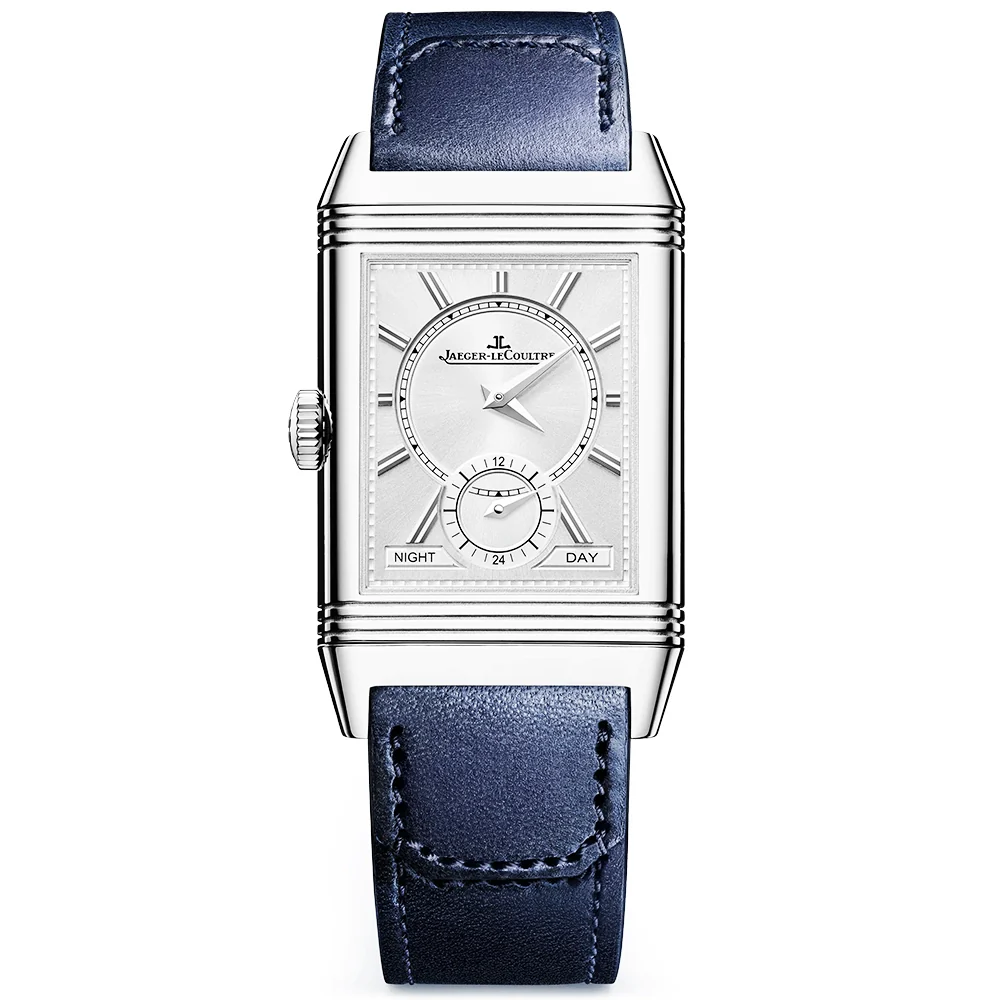Reverso Tribute Duoface Small Seconds Blue Dial Strap Watch - Image 5