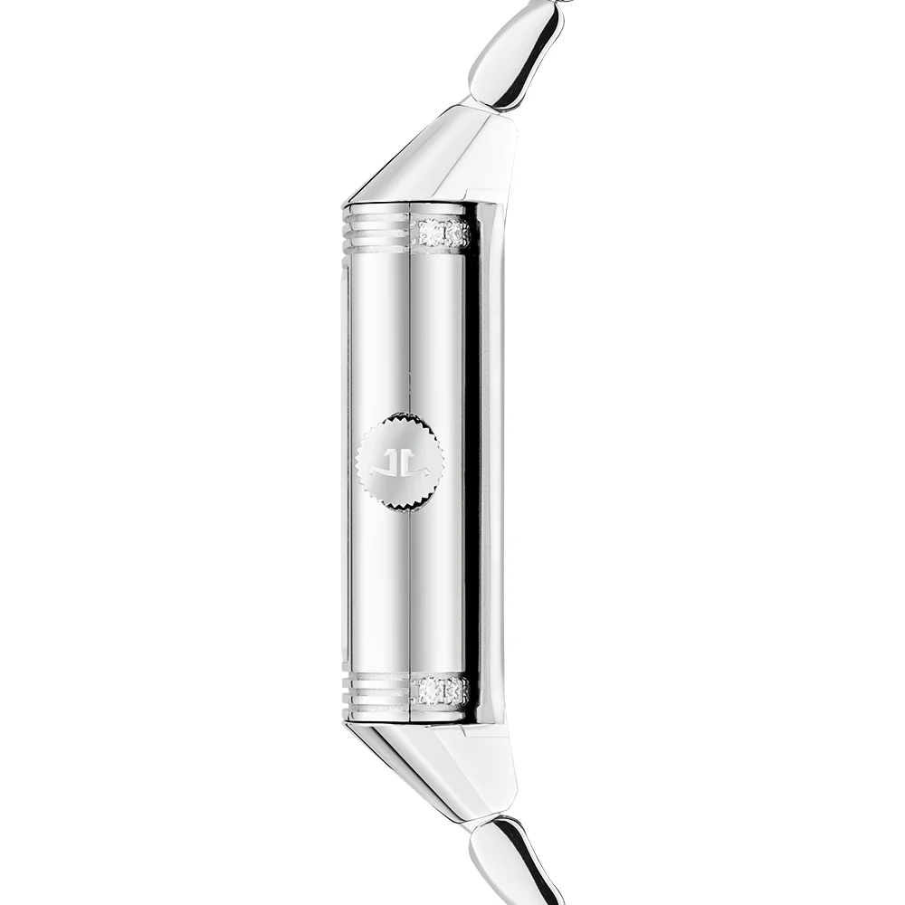 Reverso Classic Medium Duetto Silver Dial Manual-Wind Bracelet Watch - Image 3