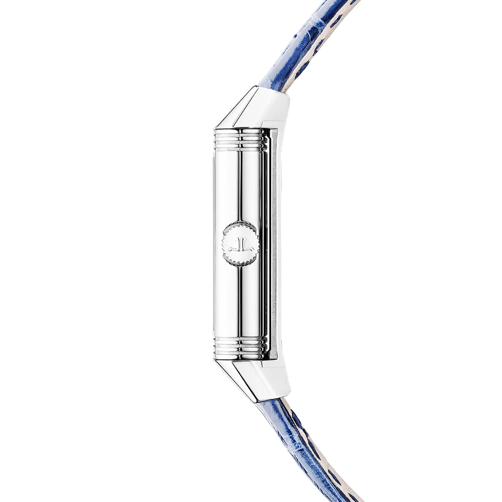 Reverso Classic Origin Monoface Ladies Silver Dial Strap Watch - Image 2