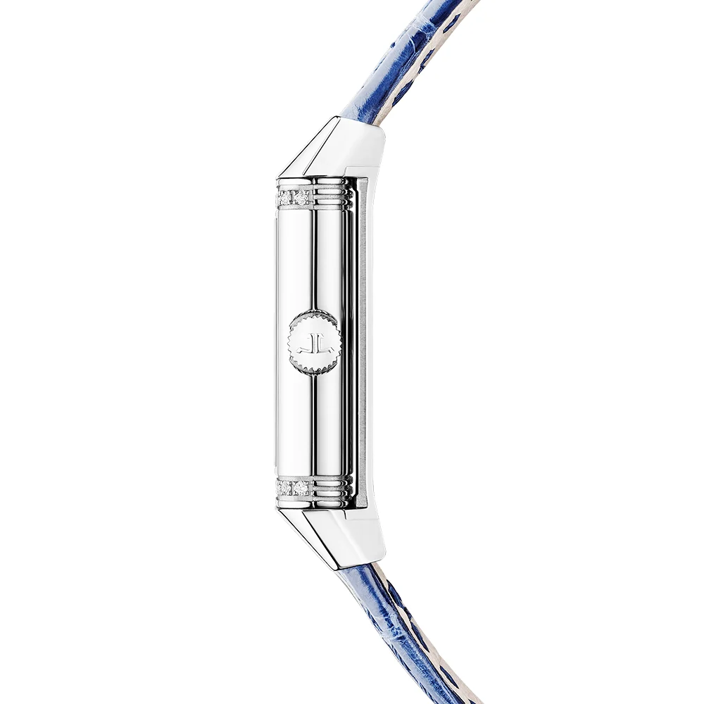 Reverso Classic Origin Monoface Ladies Diamond Set Strap Watch - Image 3