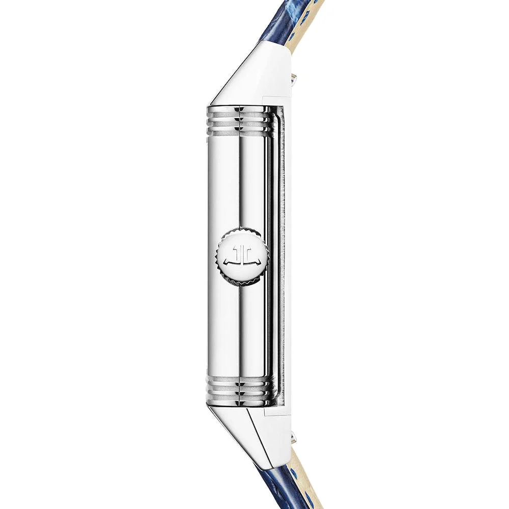 Reverso Classic Small Silver Dial Ladies Manual-Wind Strap Watch - Image 4