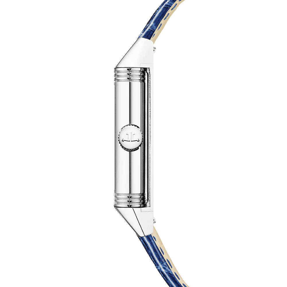 Reverso Classic Small Steel Ladies Leather Strap Watch - Image 2