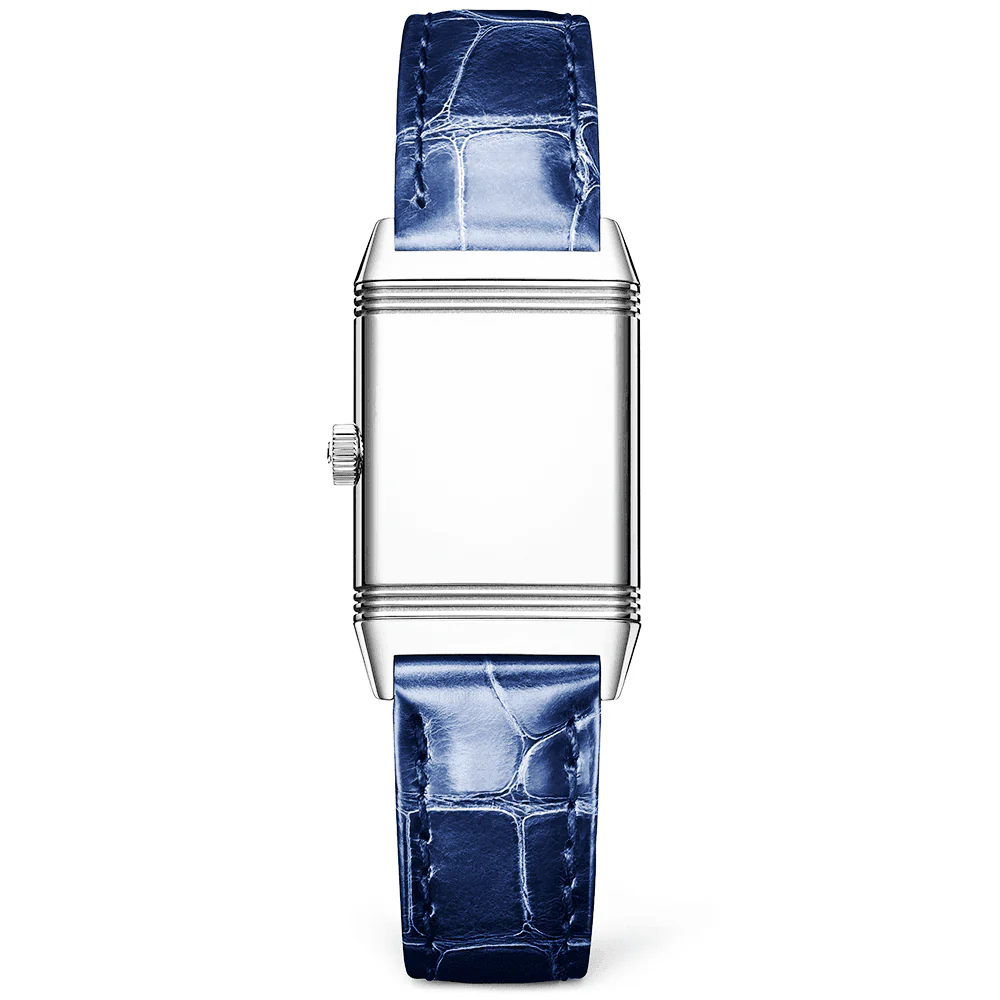 Reverso Classic Small Steel Ladies Leather Strap Watch - Image 3