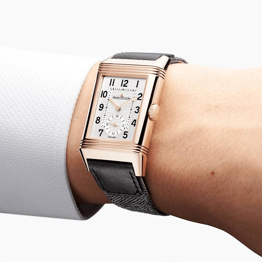 Reverso Classic Duoface Small Seconds 18ct Rose Gold Men's Watch - Image 2