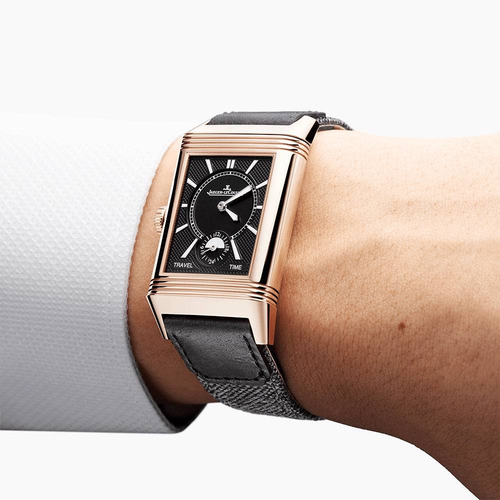 Reverso Classic Duoface Small Seconds 18ct Rose Gold Men's Watch - Image 3