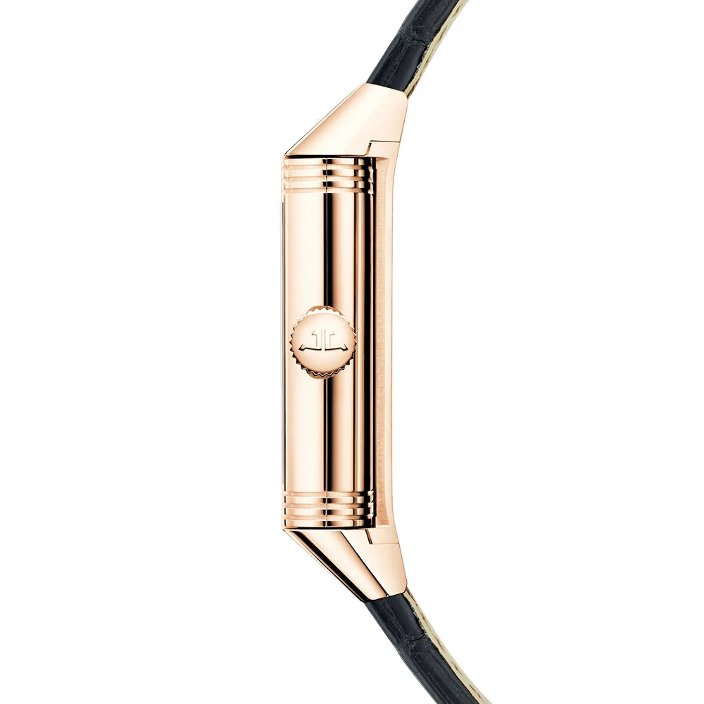 Reverso Classic Duoface Small Seconds 18ct Rose Gold Men's Watch - Image 4