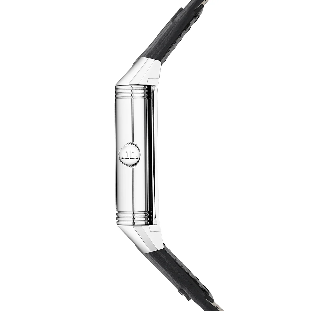 Reverso Tribute Duoface Small Seconds White Dial Strap Watch - Image 3