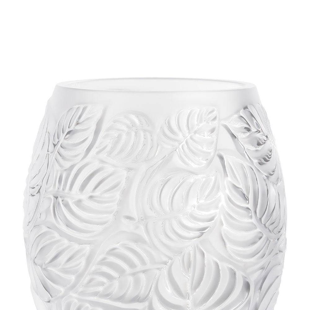 Feuilles Clear Crystal Vase - Image 2