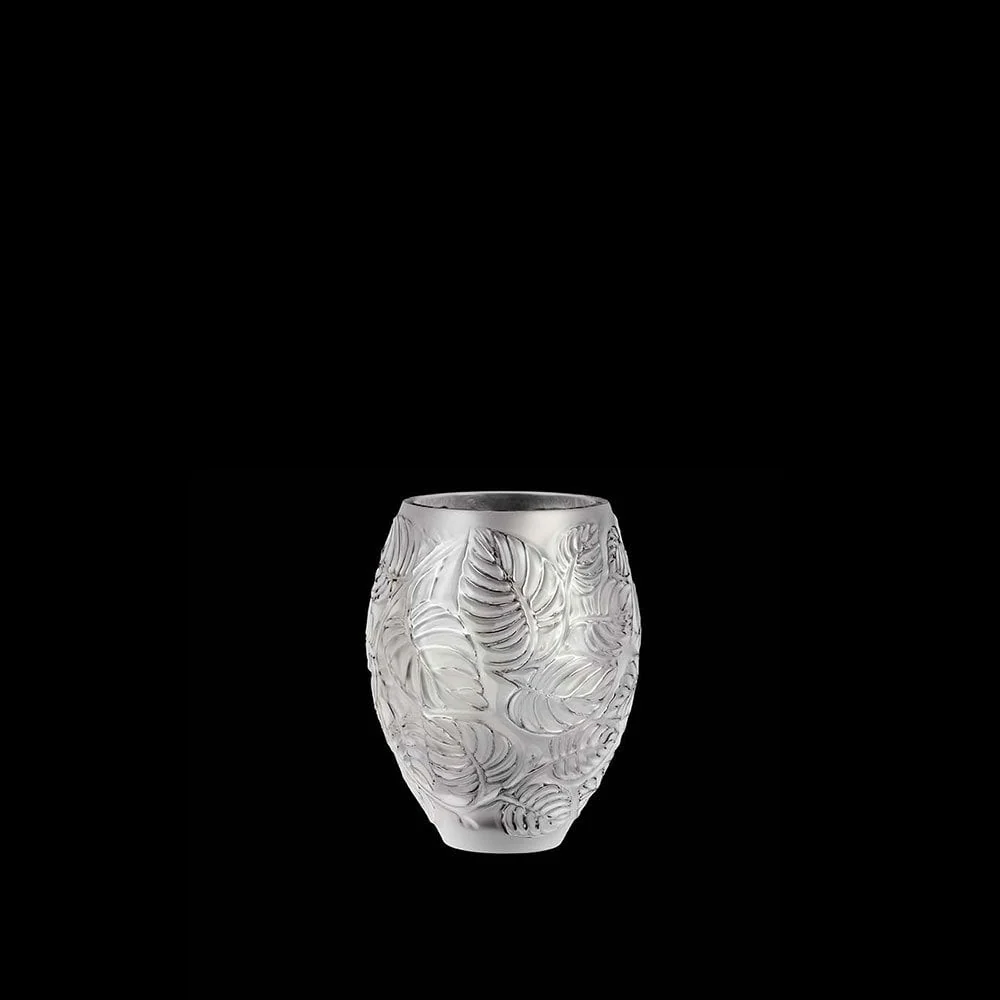 Feuilles Clear Crystal Vase - Image 6