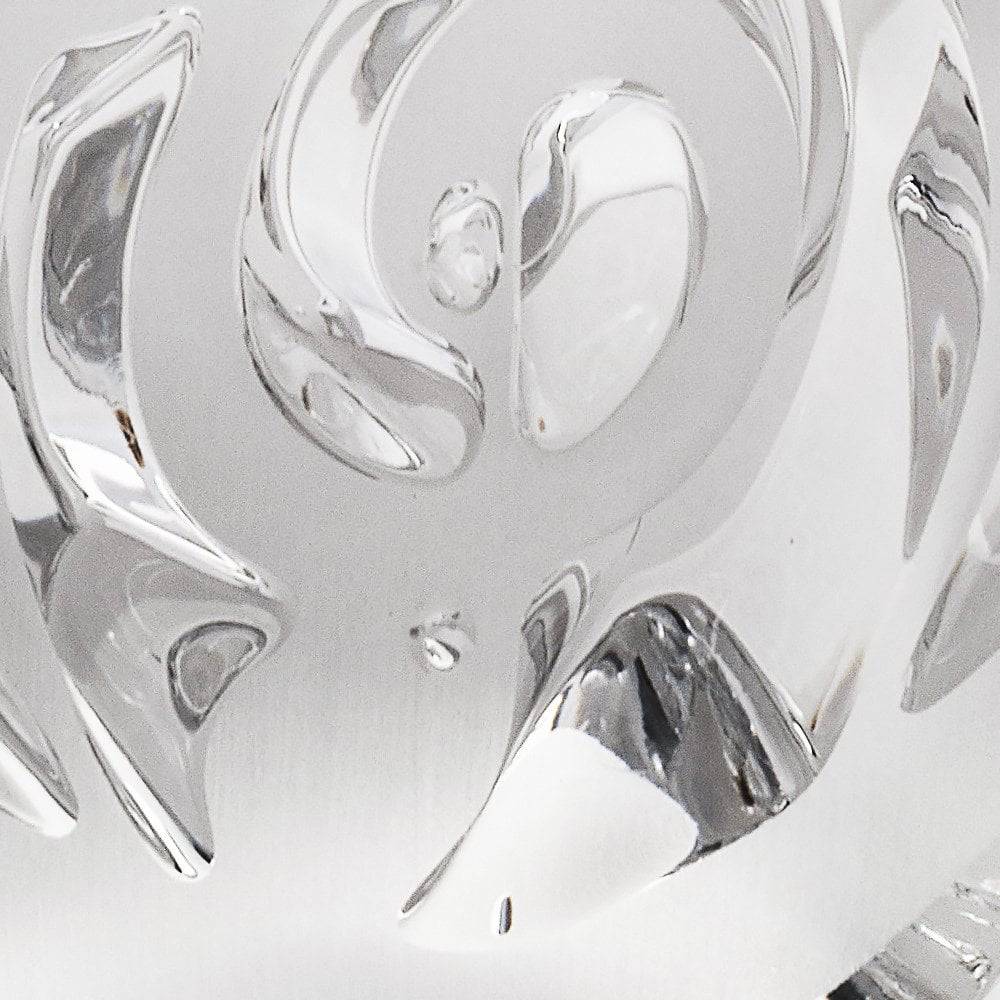 Music is Love Heart Clear Crystal Sculpture - Image 2