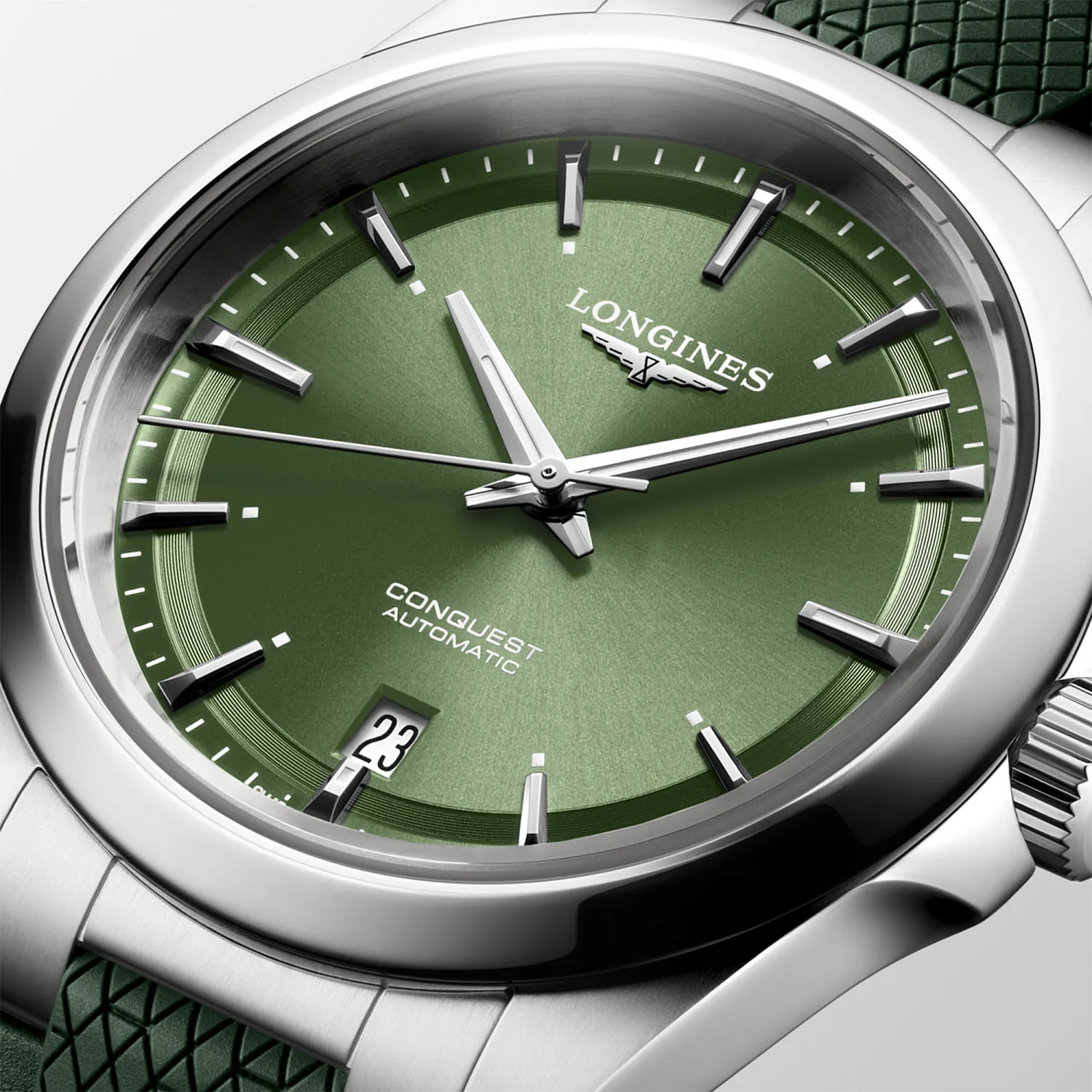 Conquest 38mm Green Dial Automatic Strap Watch - Image 2