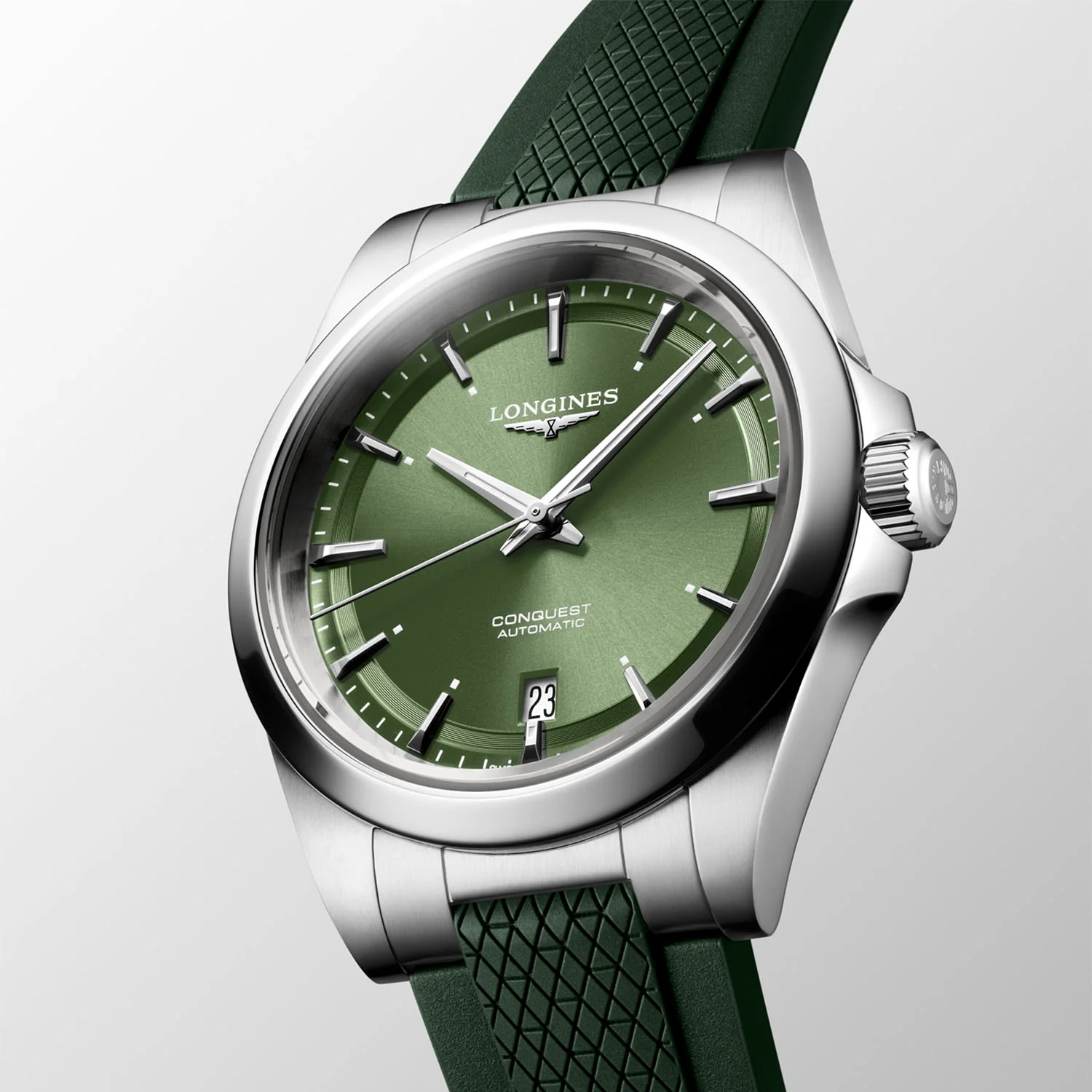 Conquest 38mm Green Dial Automatic Strap Watch - Image 3