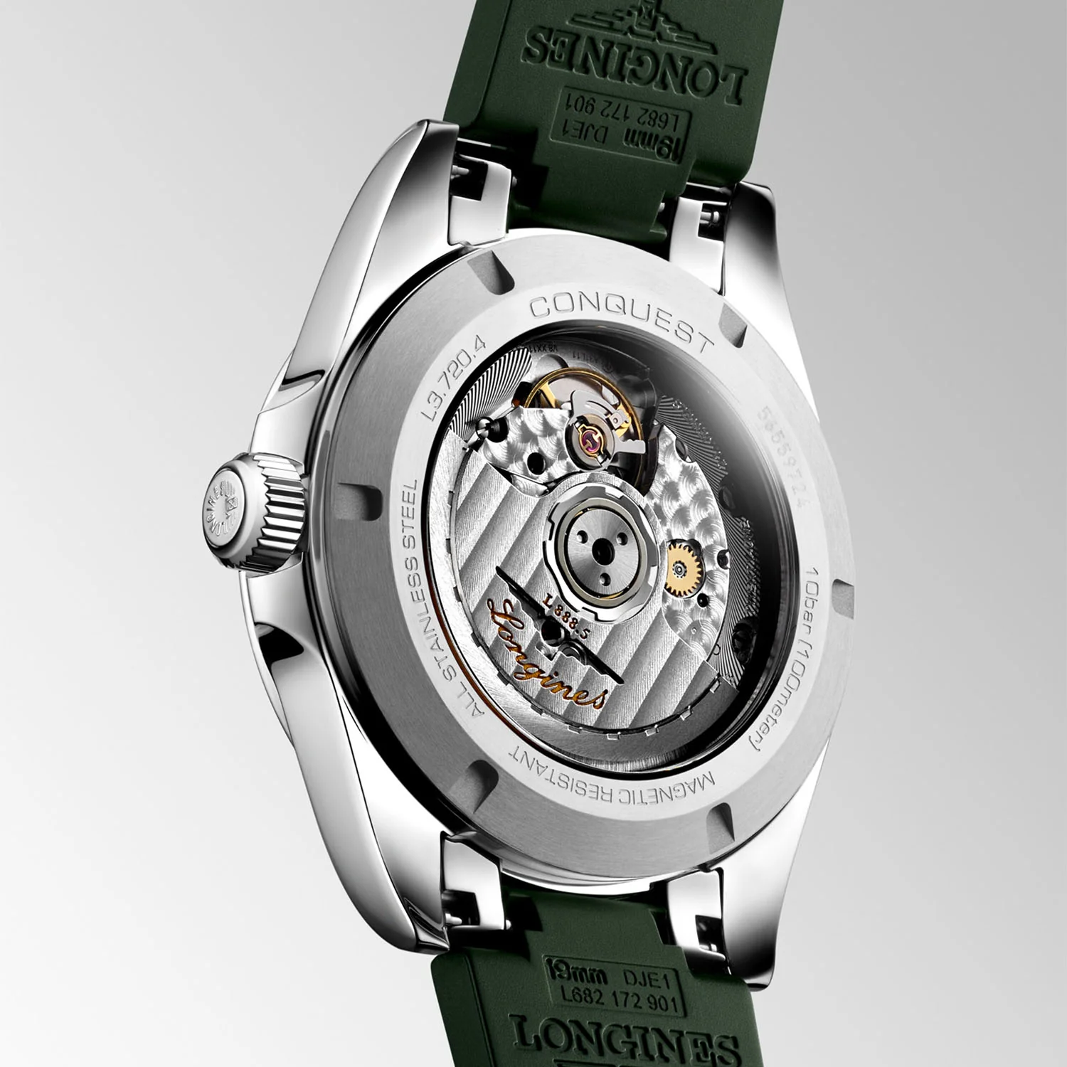 Conquest 38mm Green Dial Automatic Strap Watch - Image 4