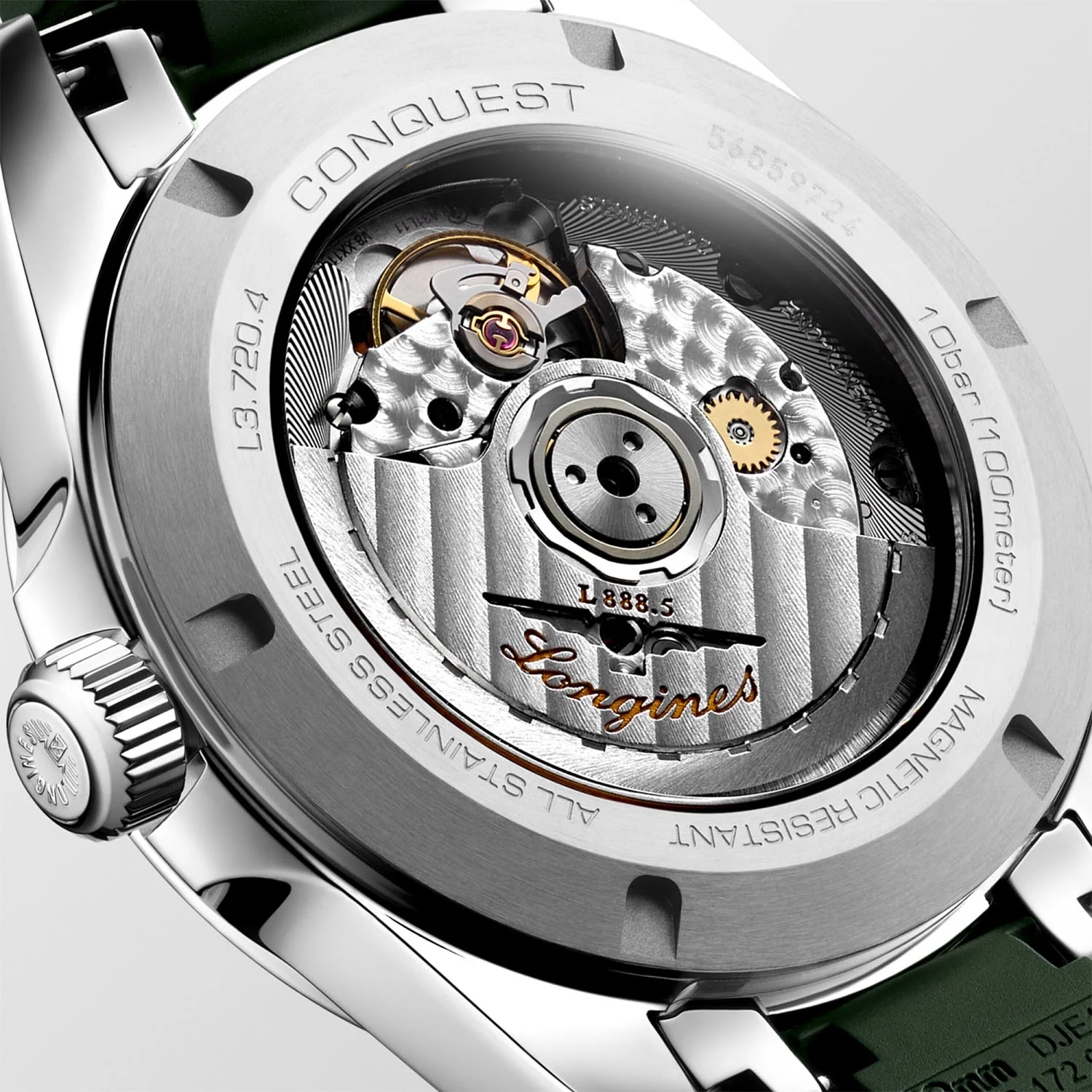 Conquest 38mm Green Dial Automatic Strap Watch - Image 5