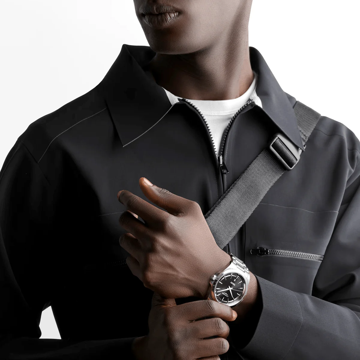 Conquest 41mm Black Dial Automatic Bracelet Watch - Image 2