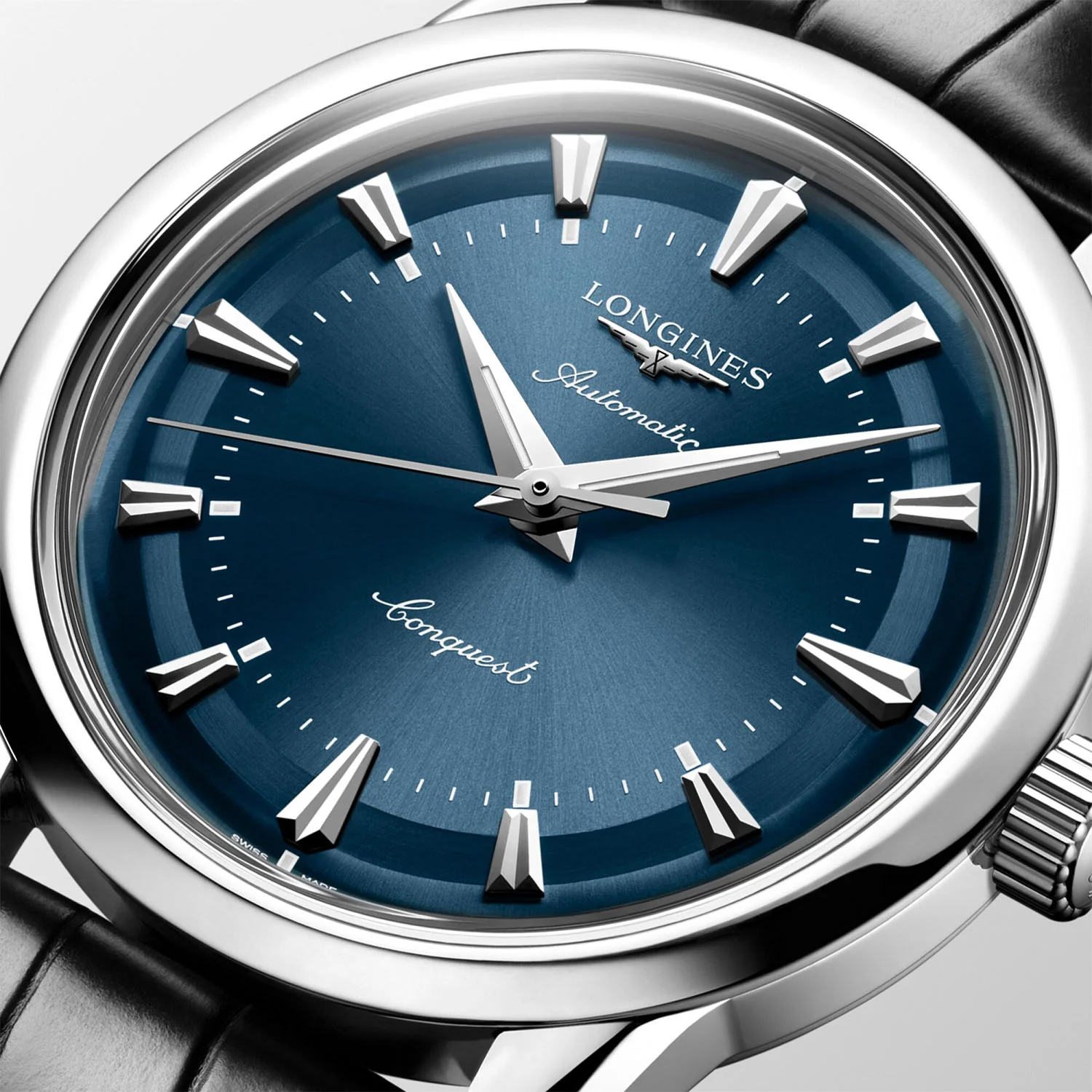 Conquest Heritage 38mm Blue Dial Automatic Strap Watch - Image 2