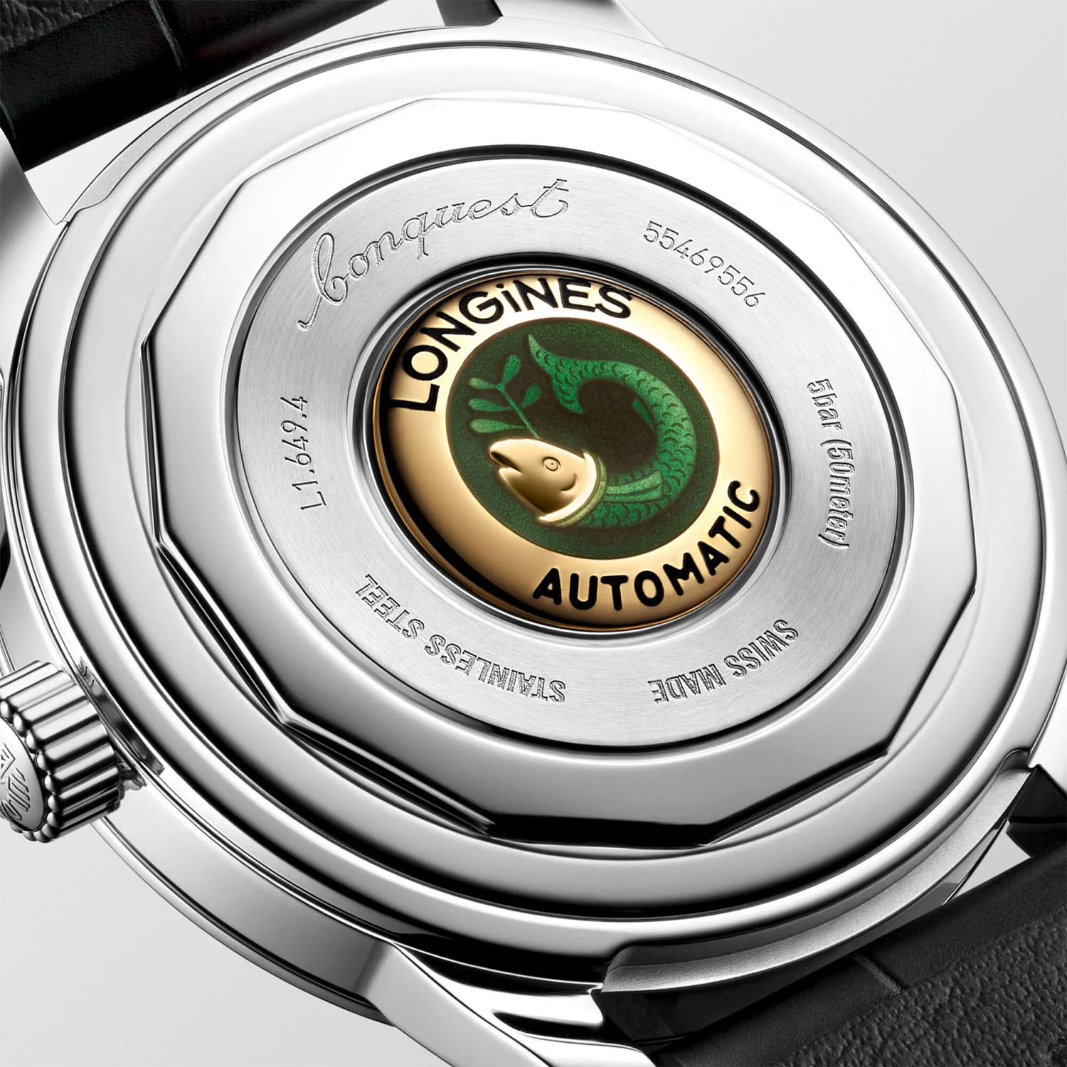 Conquest Heritage 38mm Blue Dial Automatic Strap Watch - Image 4