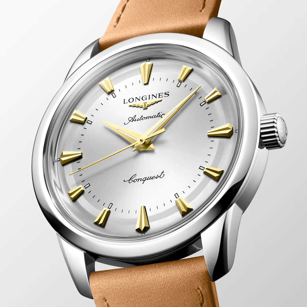 Conquest Heritage Ivory Dial Strap Watch - Image 2
