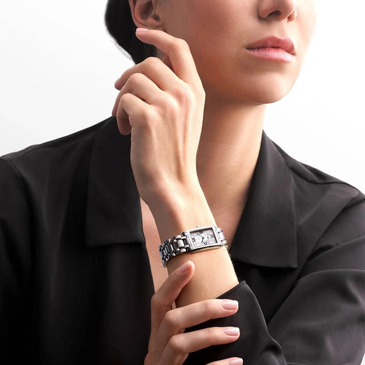 DolceVita 20.8mm x 32mm Silver Dial Ladies Bracelet Watch - Image 3