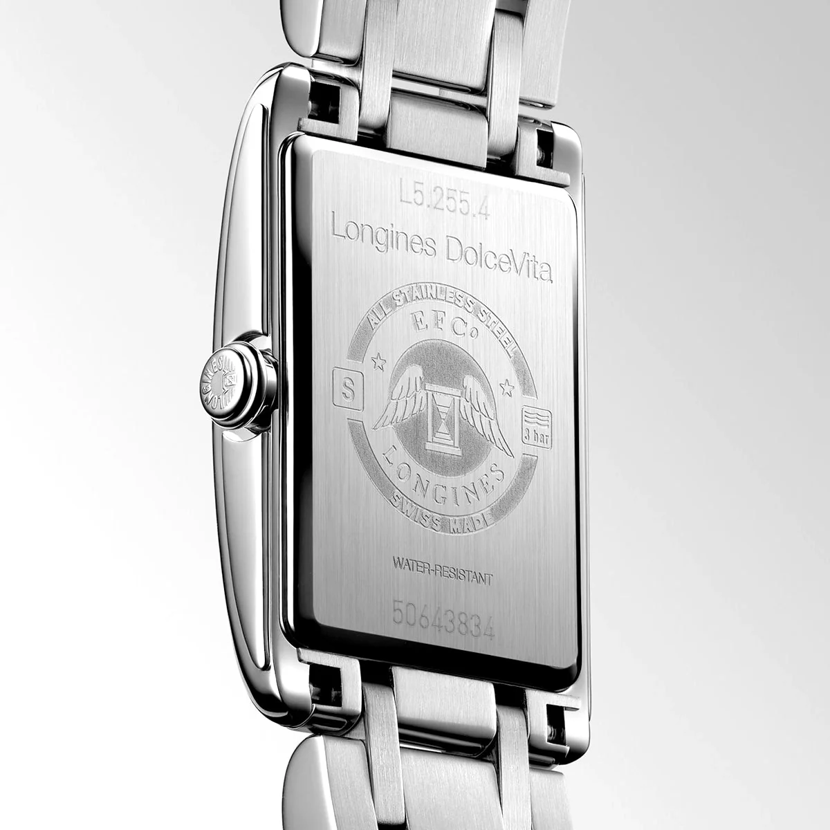 DolceVita 20.8mm x 32mm Silver Dial Ladies Bracelet Watch - Image 4