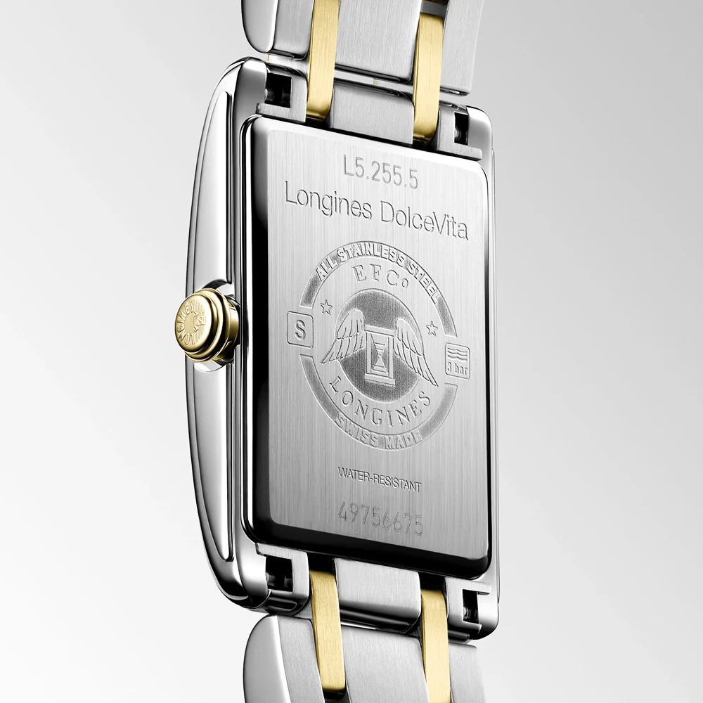 DolceVita 23.3mmx x 37mm Steel & Yellow Gold Bracelet Watch - Image 4