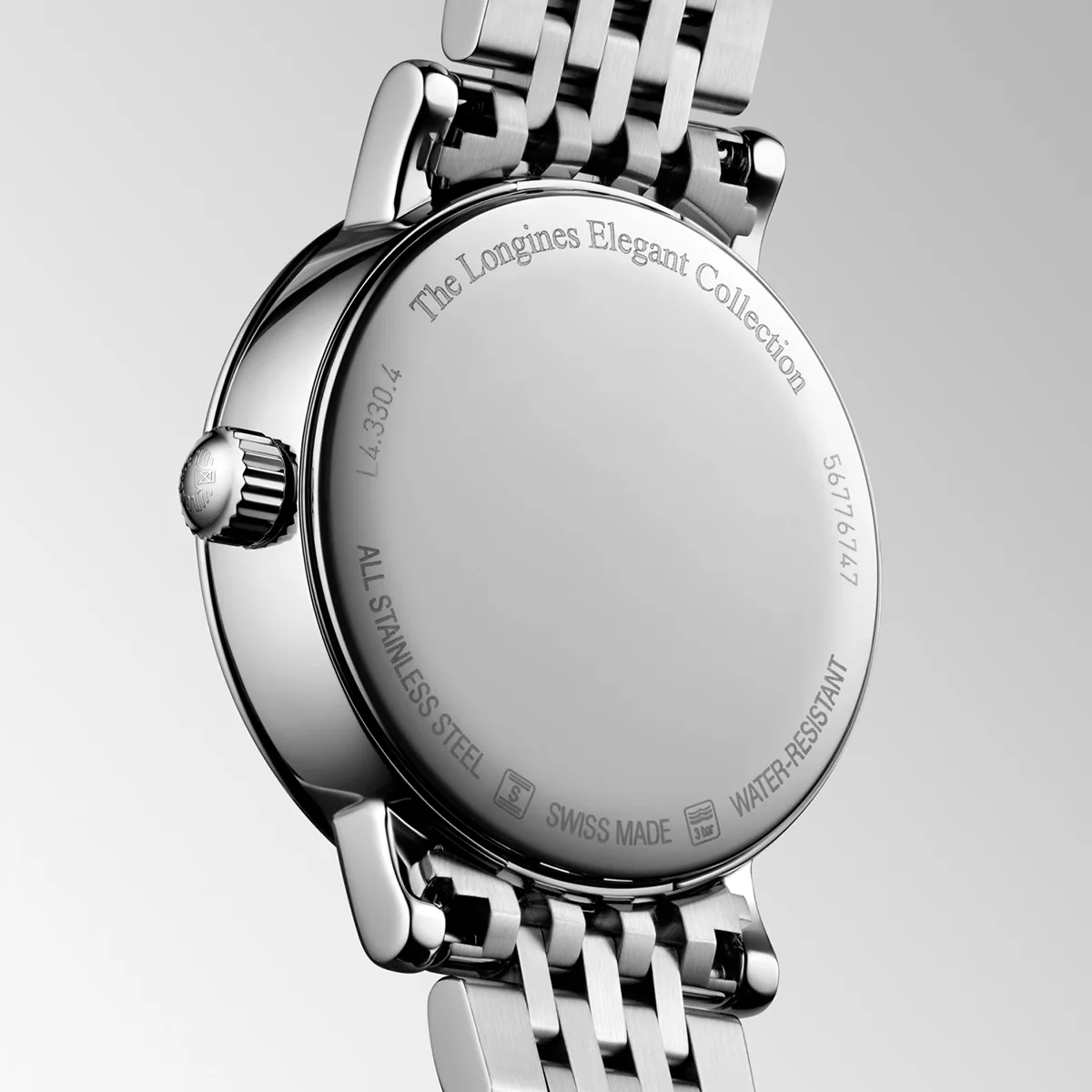 Elegant Moonphase 30mm White Dial Ladies Bracelet Watch - Image 4
