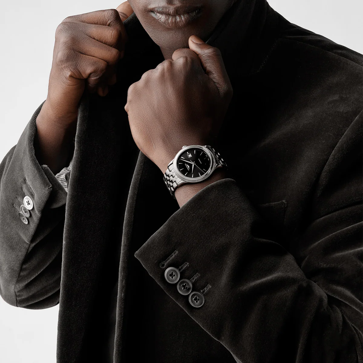 Flagship Steel 40mm Automatic Men's Bracelet  Watch - Image 2